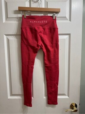 Alphalete Red/Pink Seamless Leggings